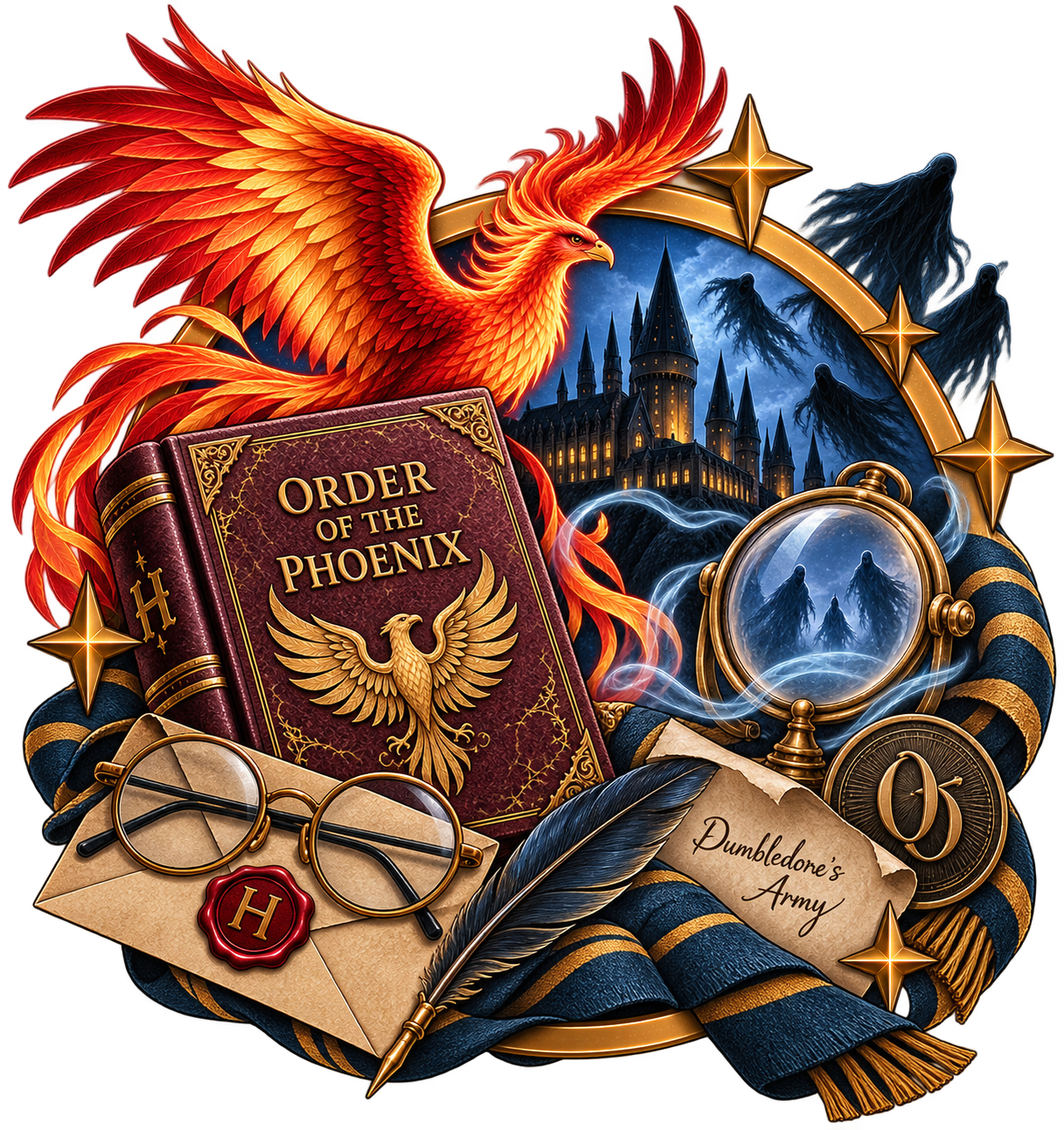 Ilustración de Harry Potter y la Orden del Fénix